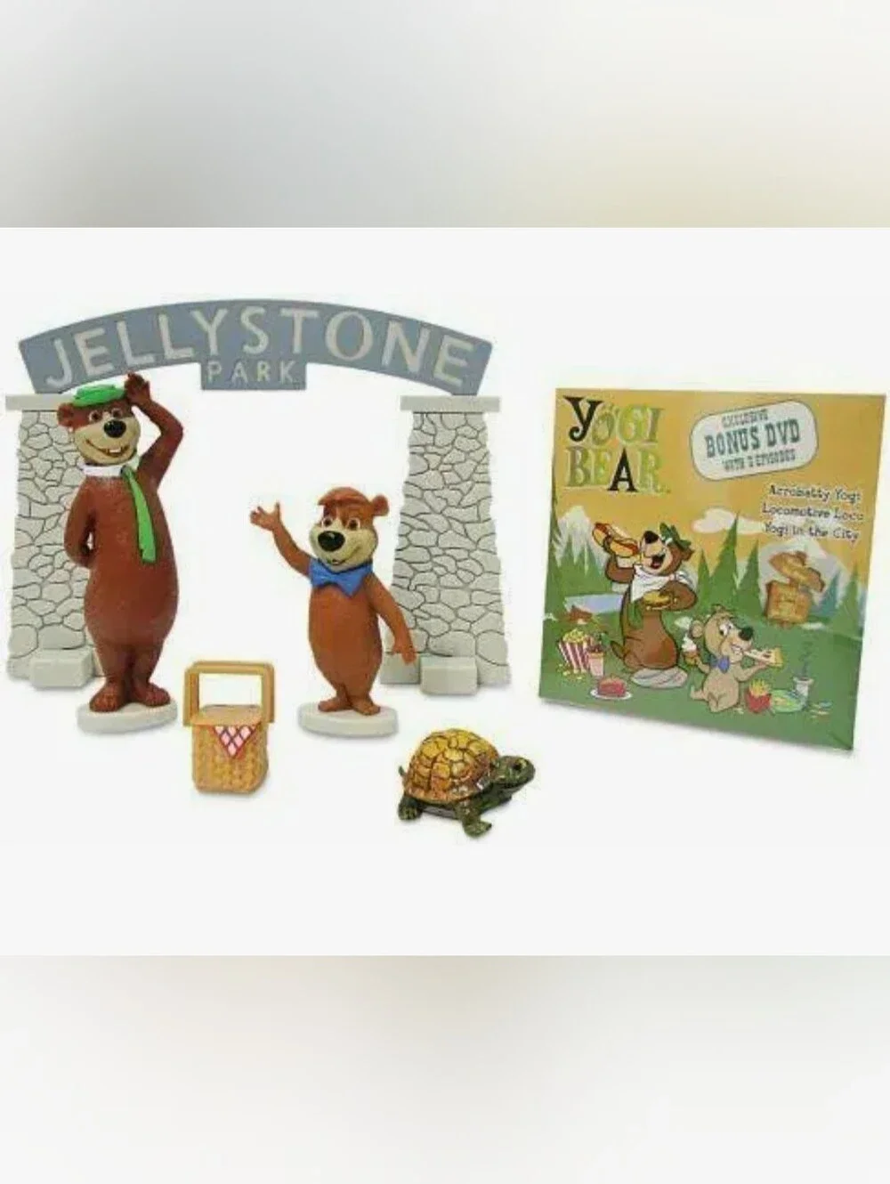 Rare Turtle from the vintage 2010 Hannah Barbera Yogi Bear Deluxe Figure Set EUC